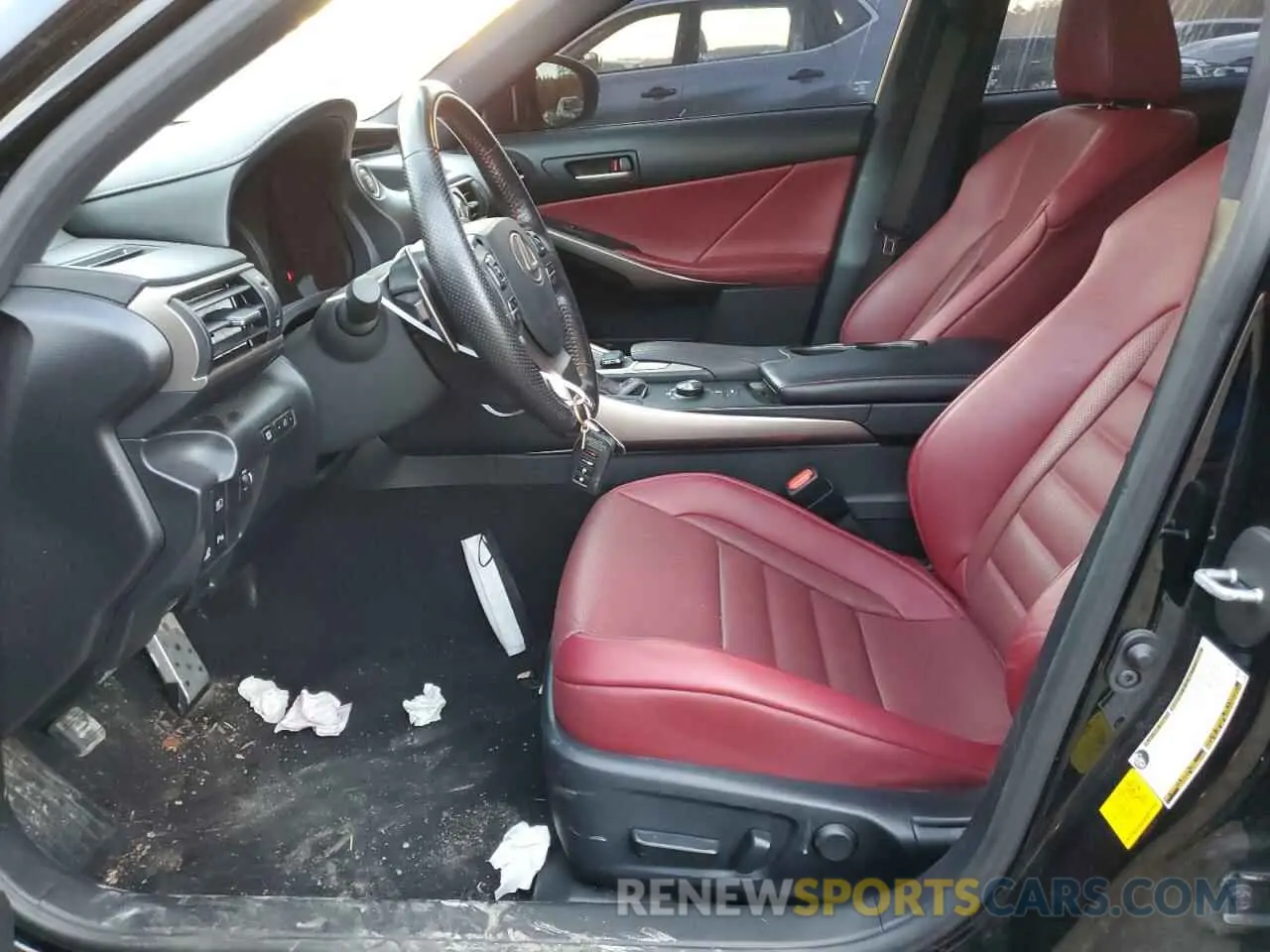 7 Photograph of a damaged car JTHGA1D25L5101649 LEXUS IS 2020