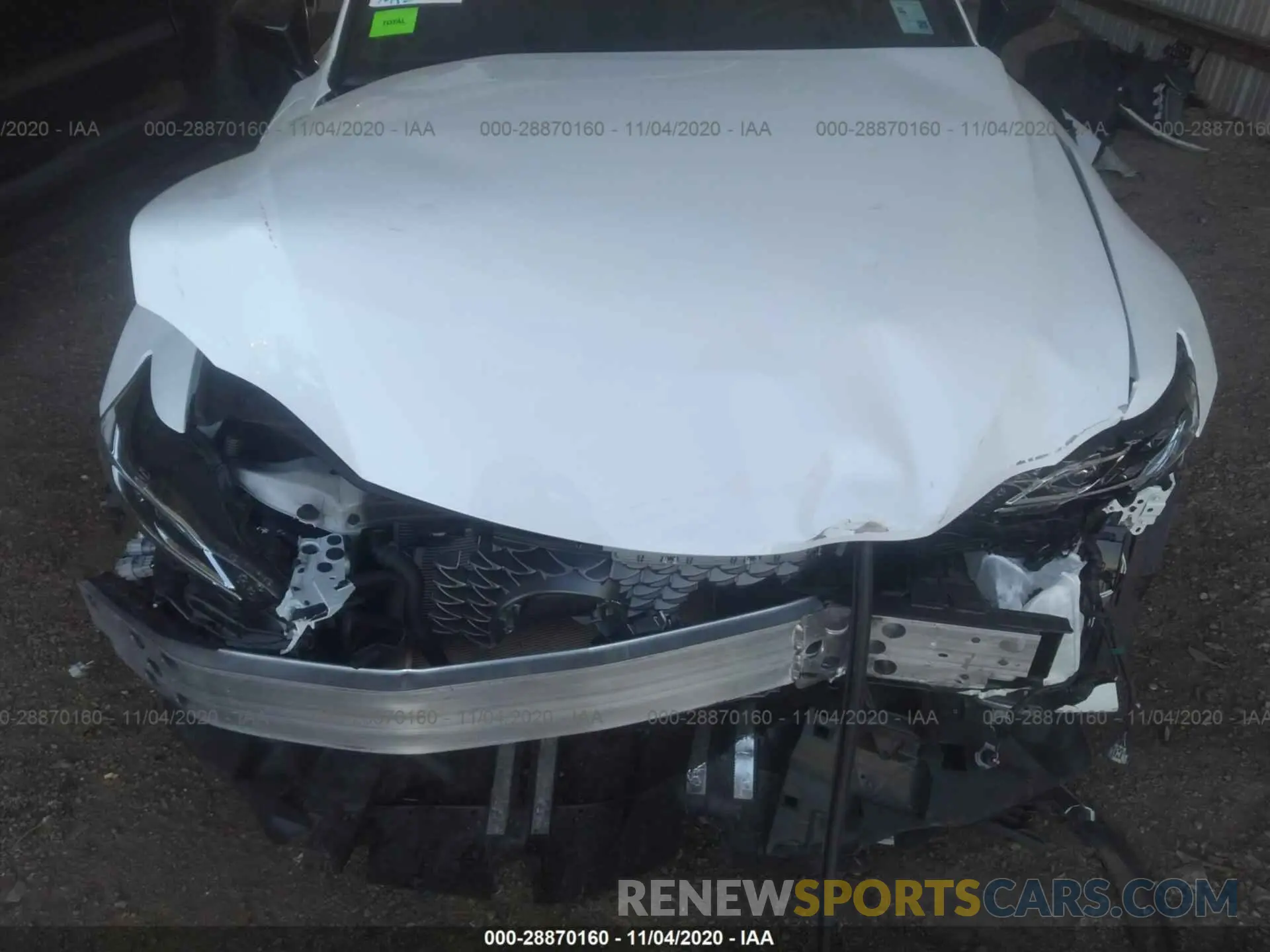 10 Photograph of a damaged car JTHGA1D25L5106530 LEXUS IS 2020