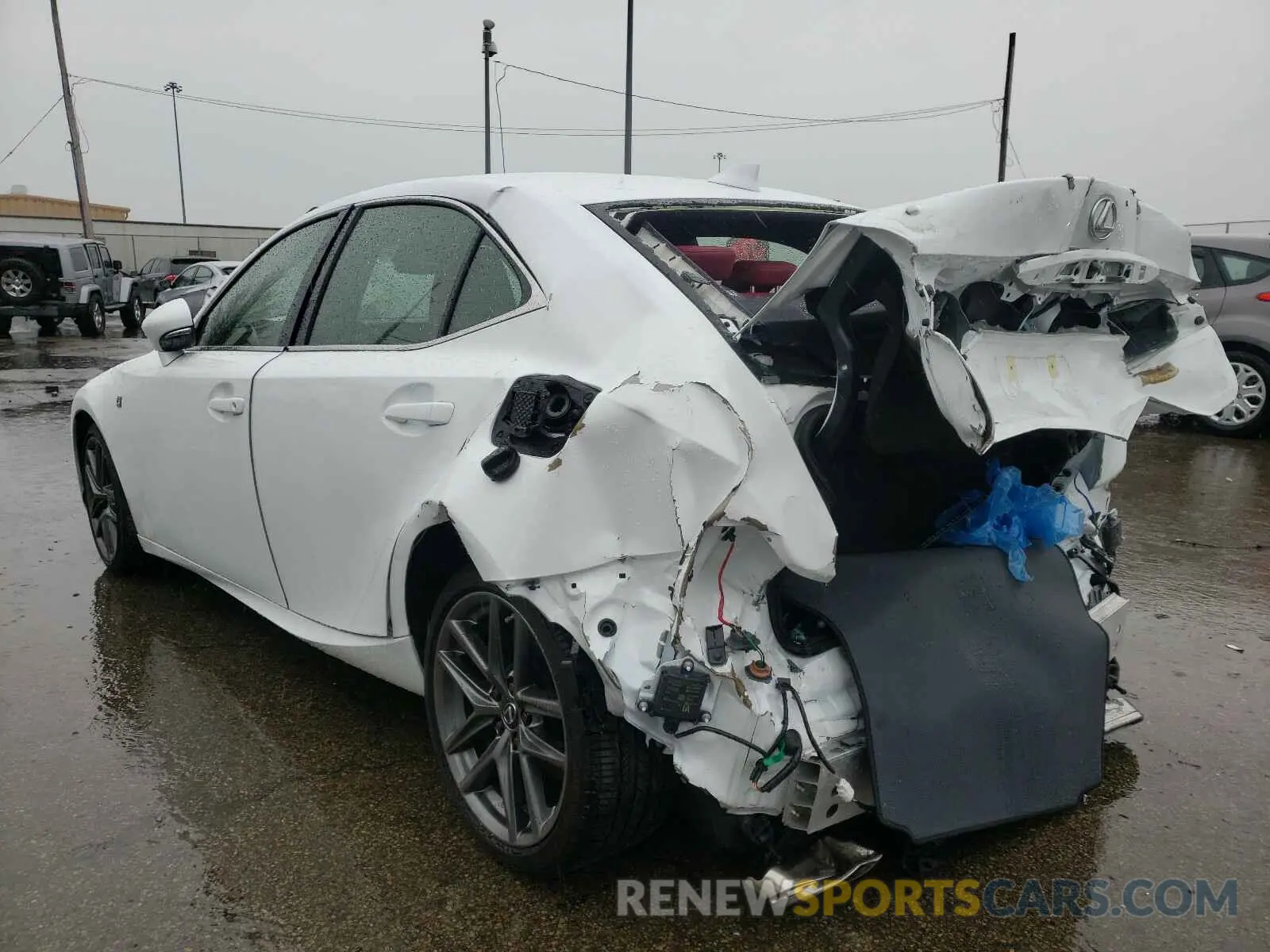3 Photograph of a damaged car JTHGZ1E20L5018010 LEXUS IS 2020