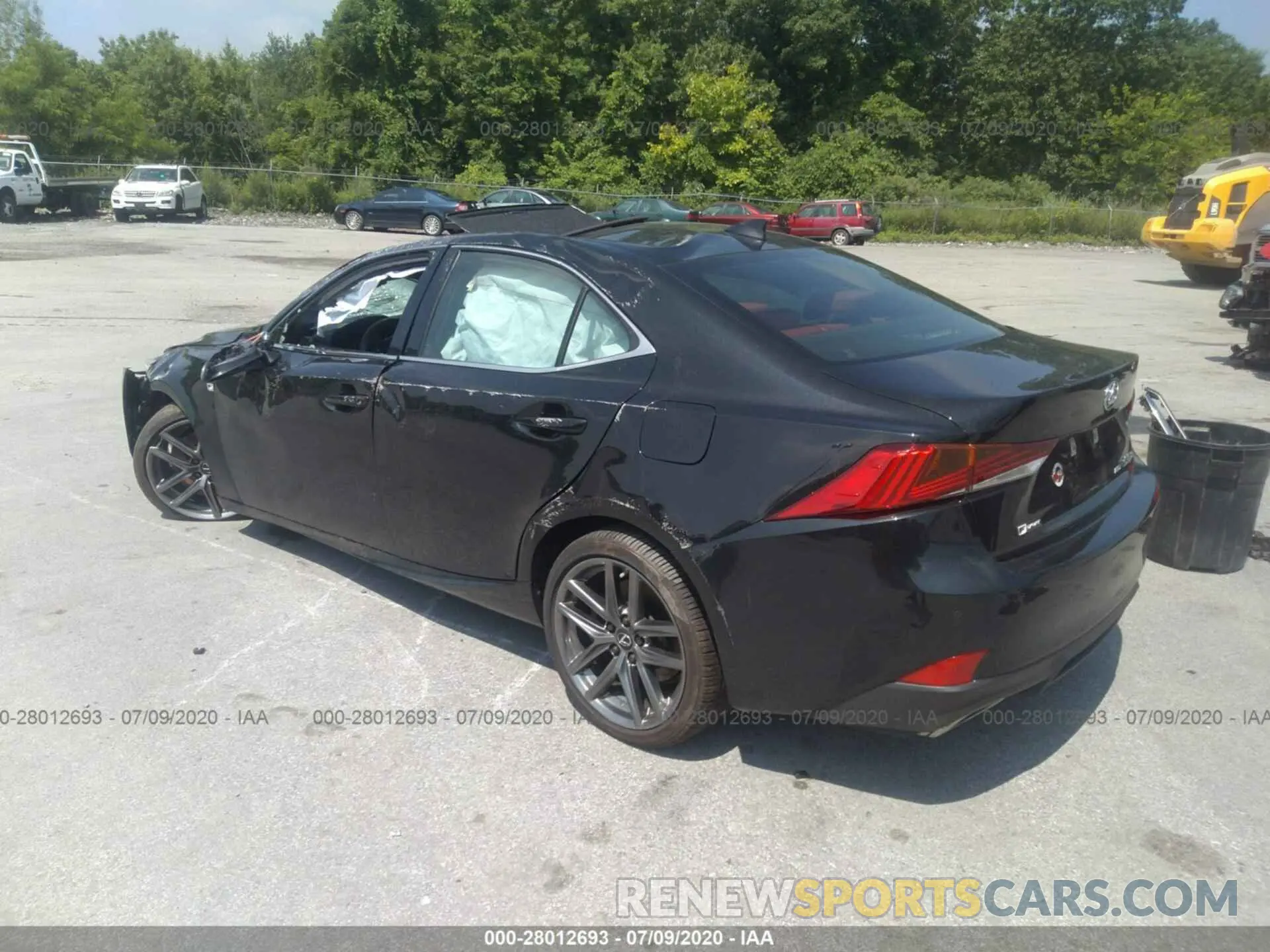 3 Photograph of a damaged car JTHGZ1E24L5017572 LEXUS IS 2020