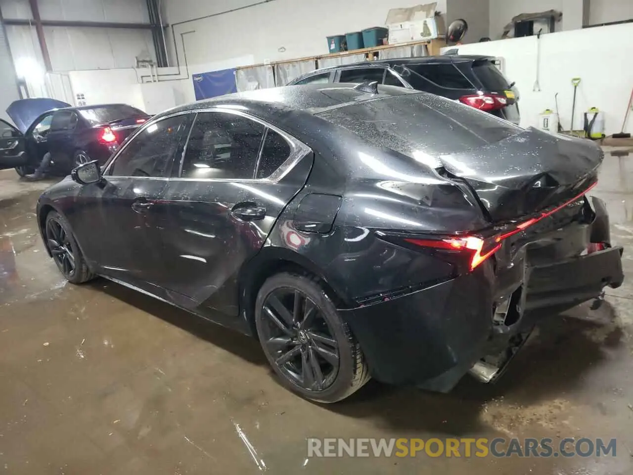 2 Photograph of a damaged car JTHAA1D24M5112987 LEXUS IS 2021