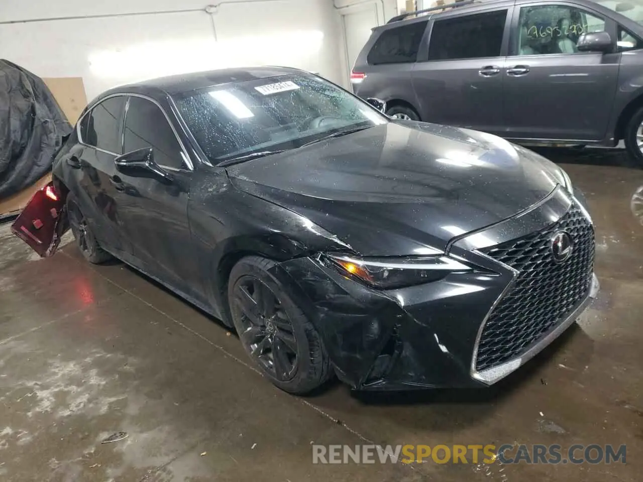 4 Photograph of a damaged car JTHAA1D24M5112987 LEXUS IS 2021