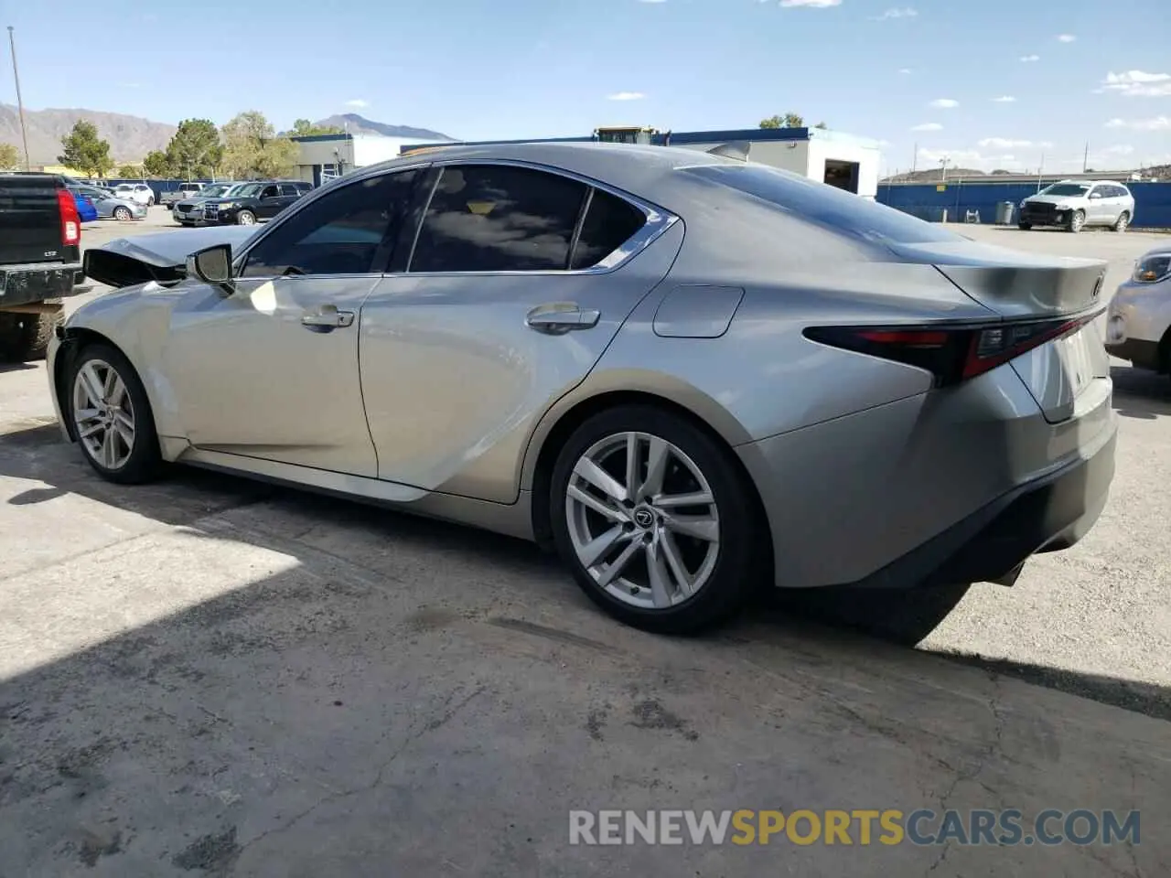 2 Photograph of a damaged car JTHAA1D25M5114201 LEXUS IS 2021