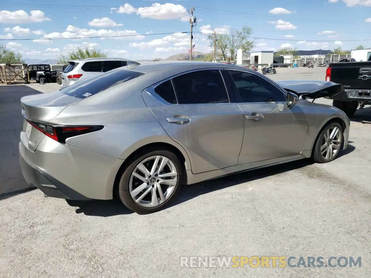 3 Photograph of a damaged car JTHAA1D25M5114201 LEXUS IS 2021