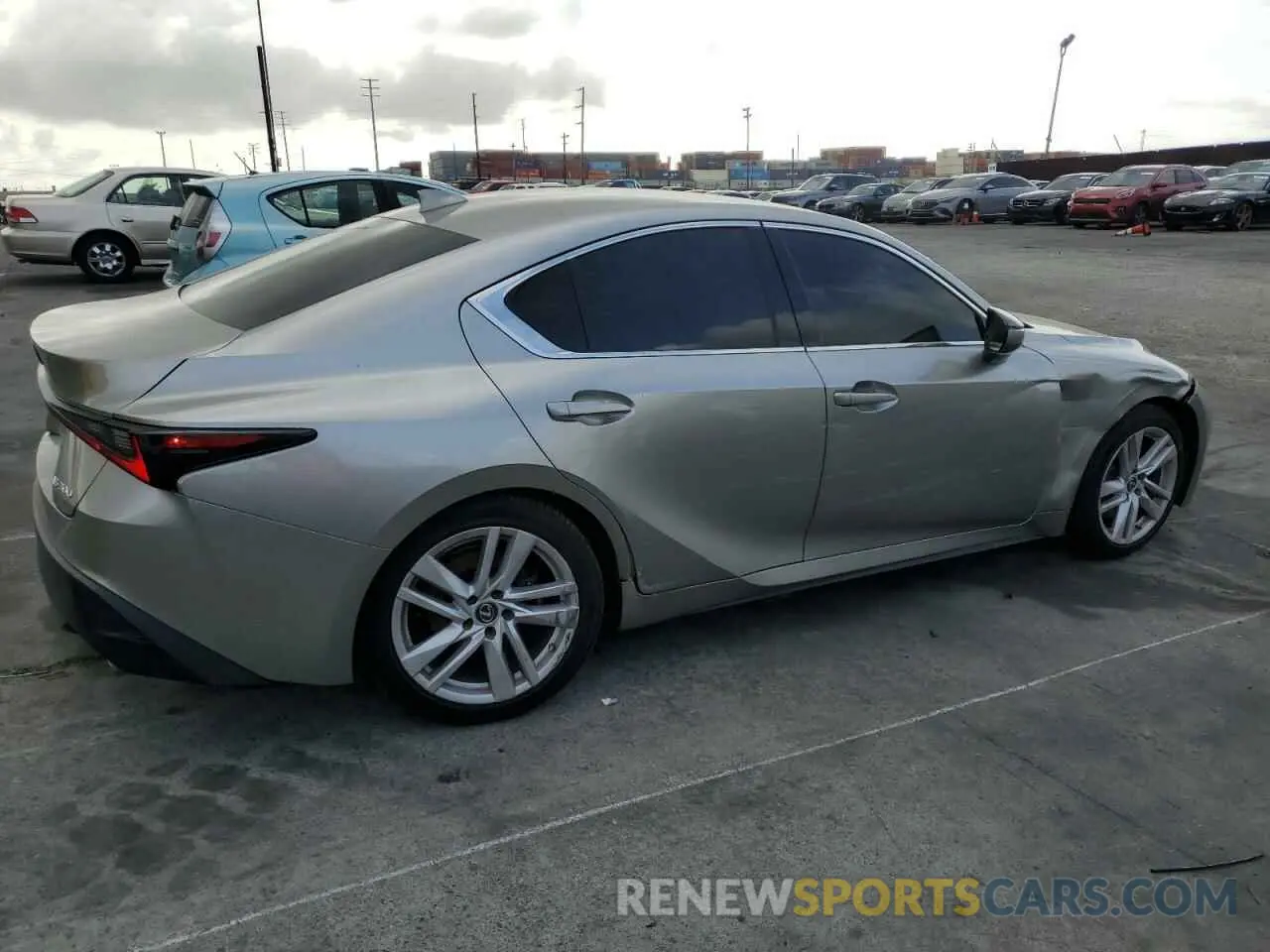 3 Фотография поврежденного автомобиля JTHAA1D26M5114336 LEXUS IS 2021