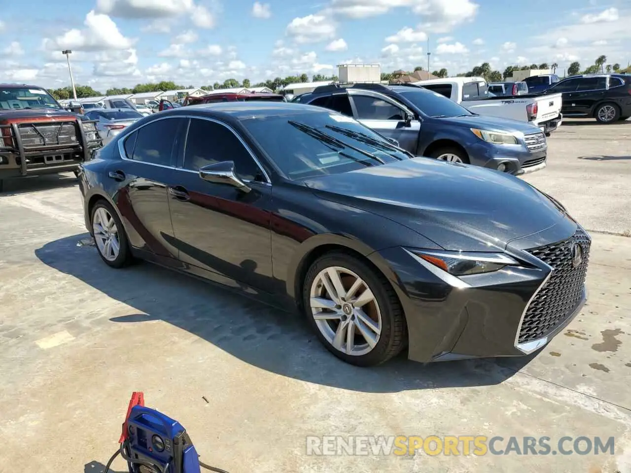 4 Photograph of a damaged car JTHAA1D26M5114823 LEXUS IS 2021