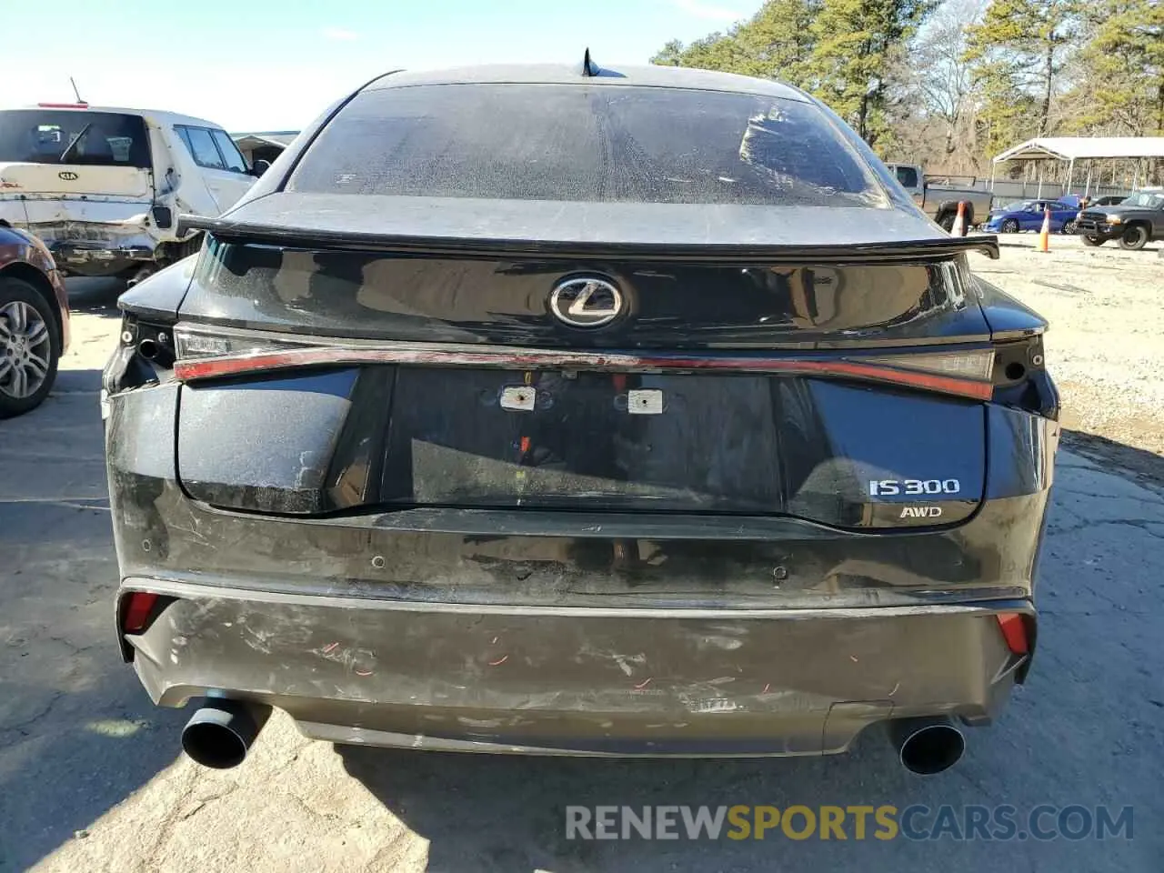 6 Фотография поврежденного автомобиля JTHC81F22M5047297 LEXUS IS 2021