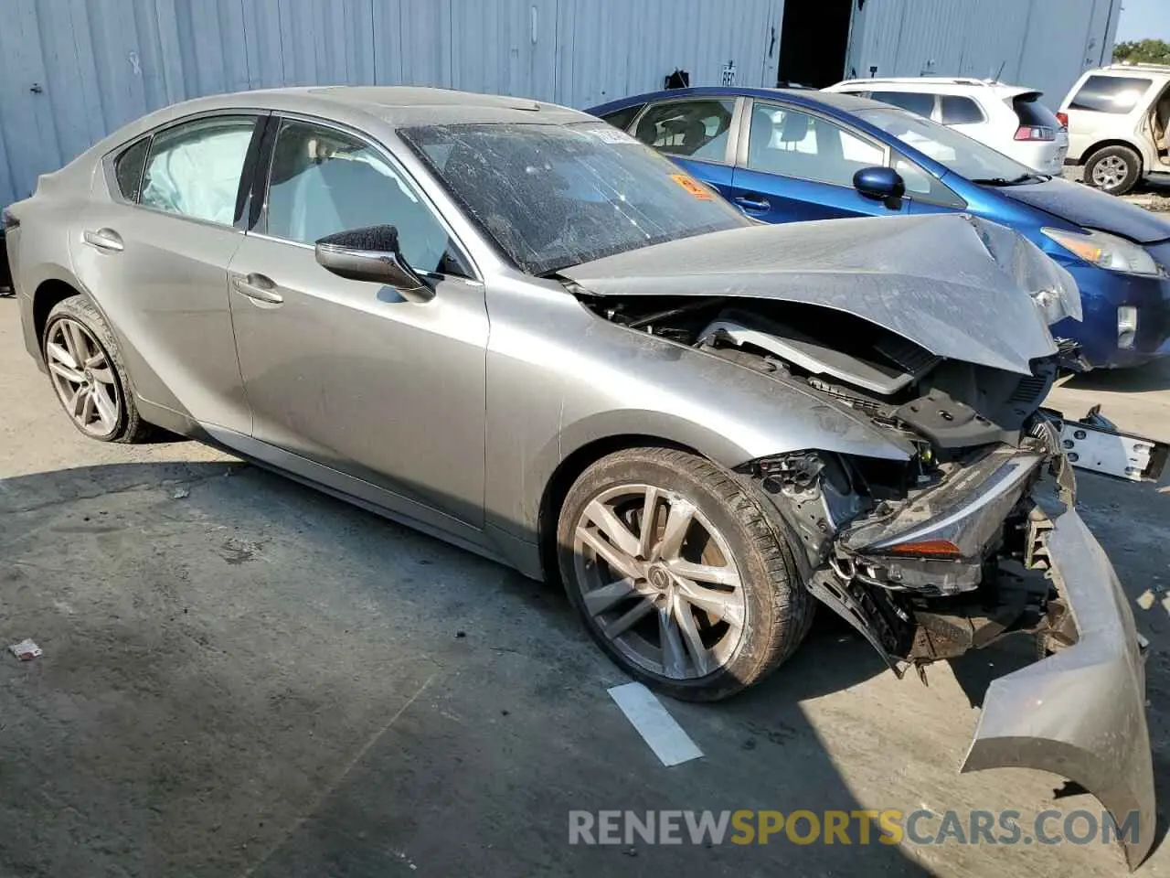 4 Photograph of a damaged car JTHC81F27M5044668 LEXUS IS 2021