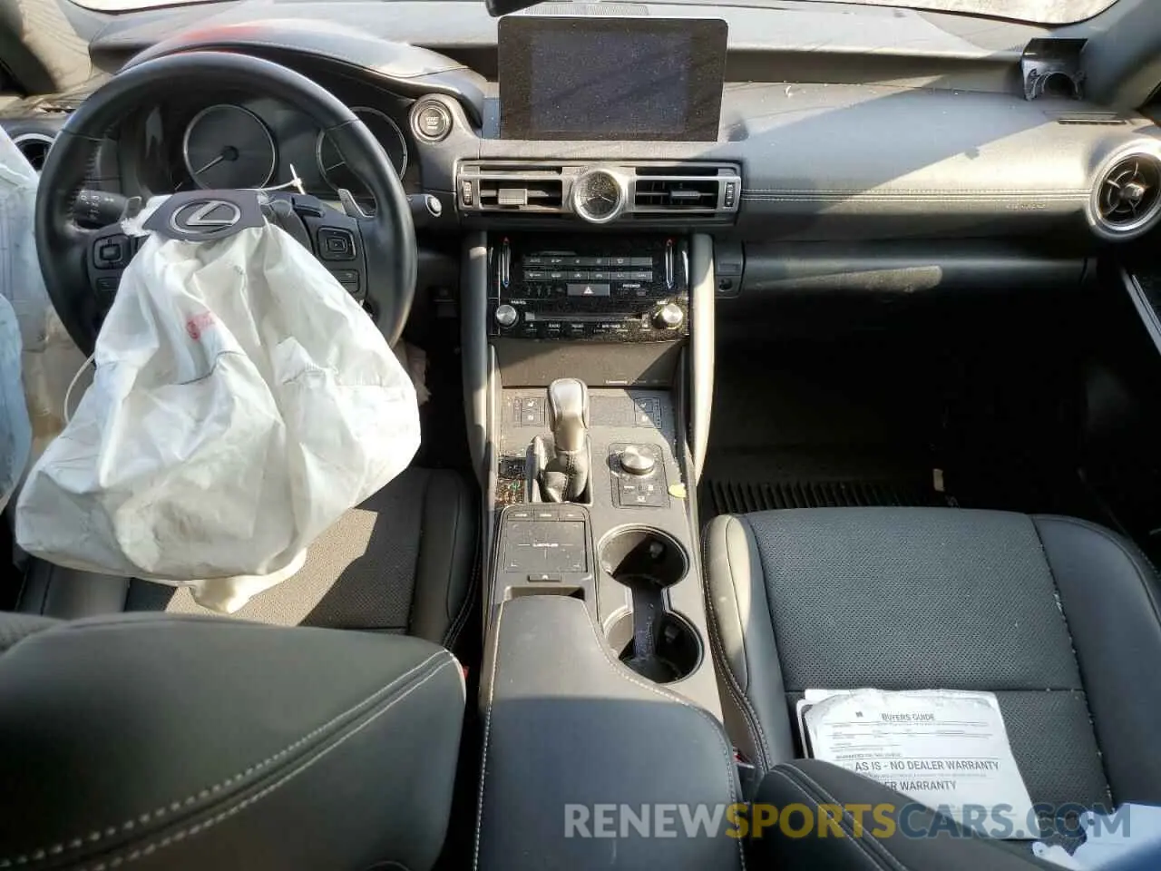 8 Photograph of a damaged car JTHC81F27M5044668 LEXUS IS 2021