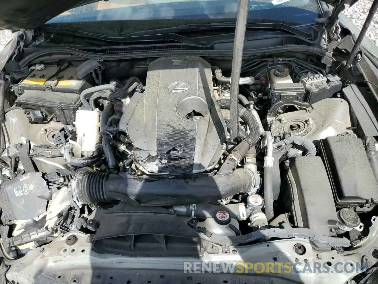 11 Фотография поврежденного автомобиля JTHCA1D21M5109473 LEXUS IS 2021