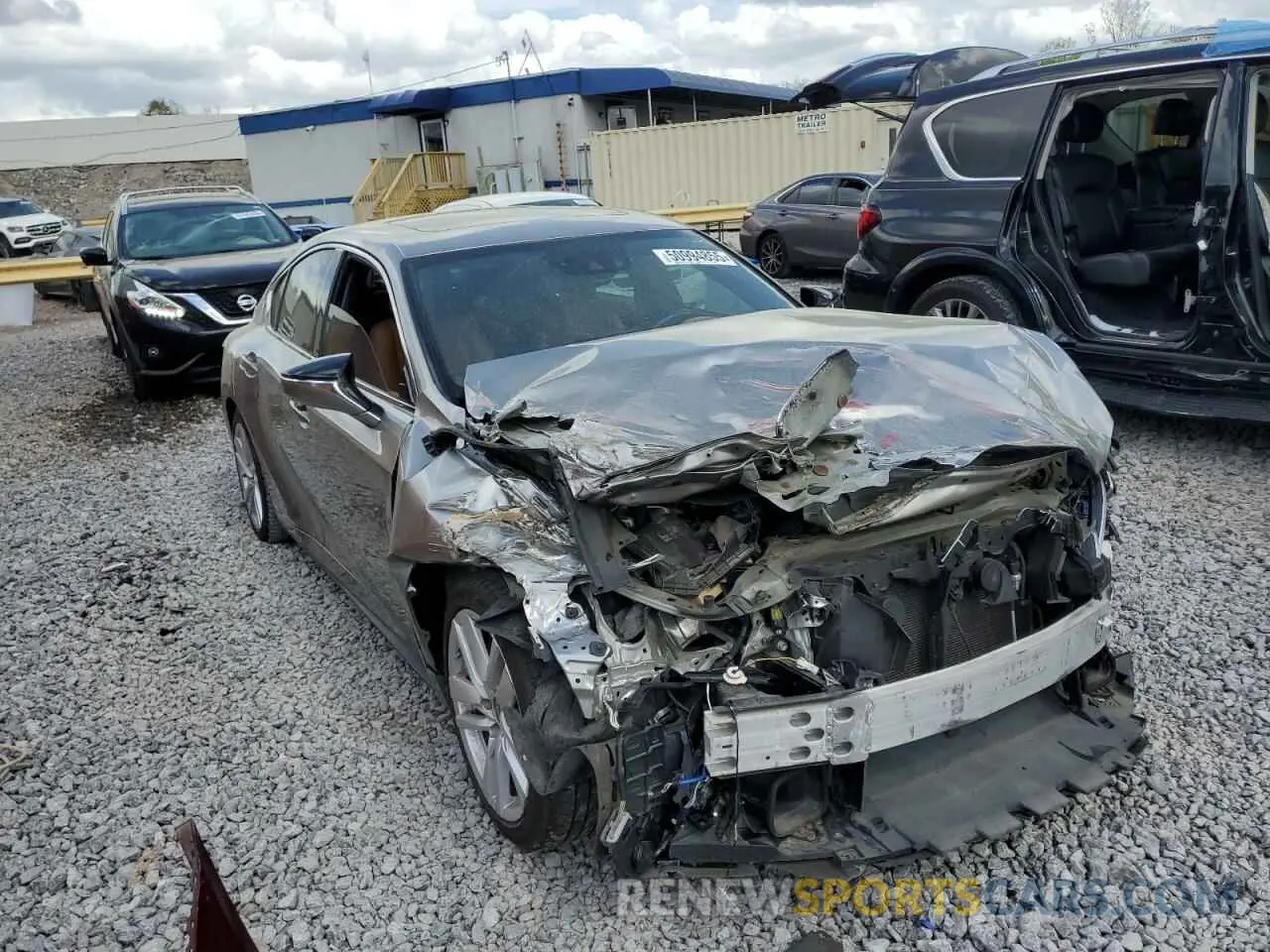 4 Фотография поврежденного автомобиля JTHCA1D21M5109473 LEXUS IS 2021