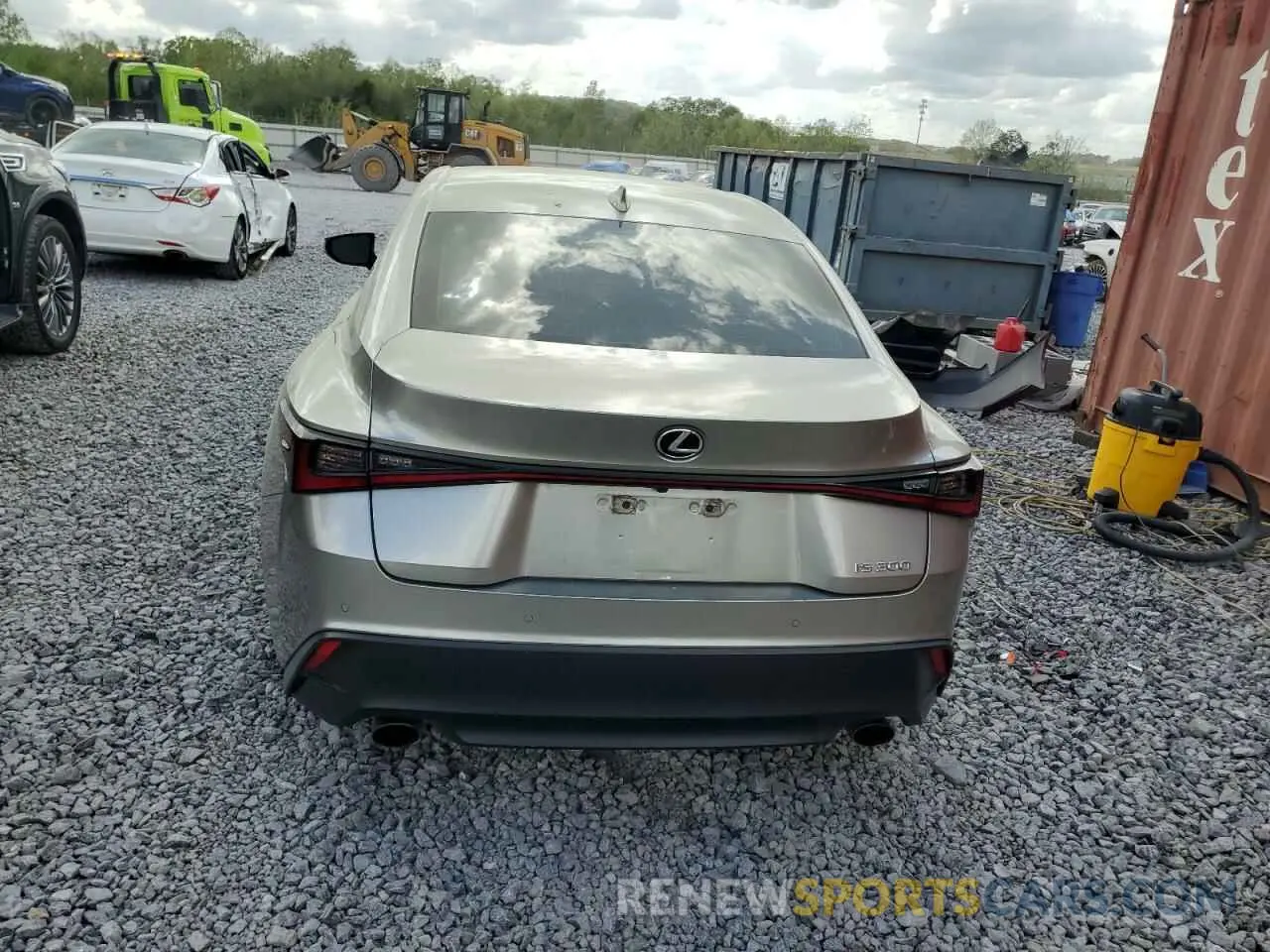 6 Фотография поврежденного автомобиля JTHCA1D21M5109473 LEXUS IS 2021
