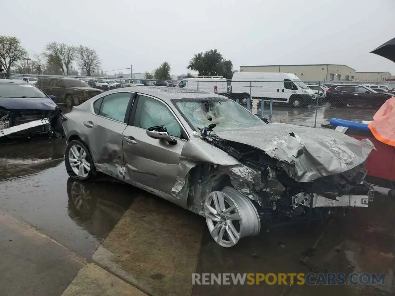 4 Photograph of a damaged car JTHCA1D23M5110057 LEXUS IS 2021