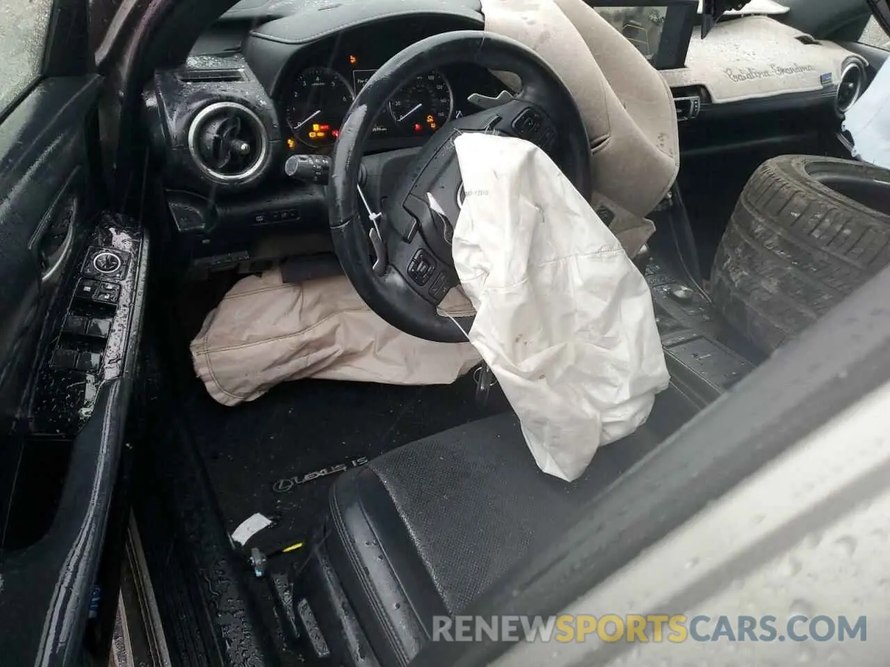 8 Photograph of a damaged car JTHCA1D23M5110057 LEXUS IS 2021