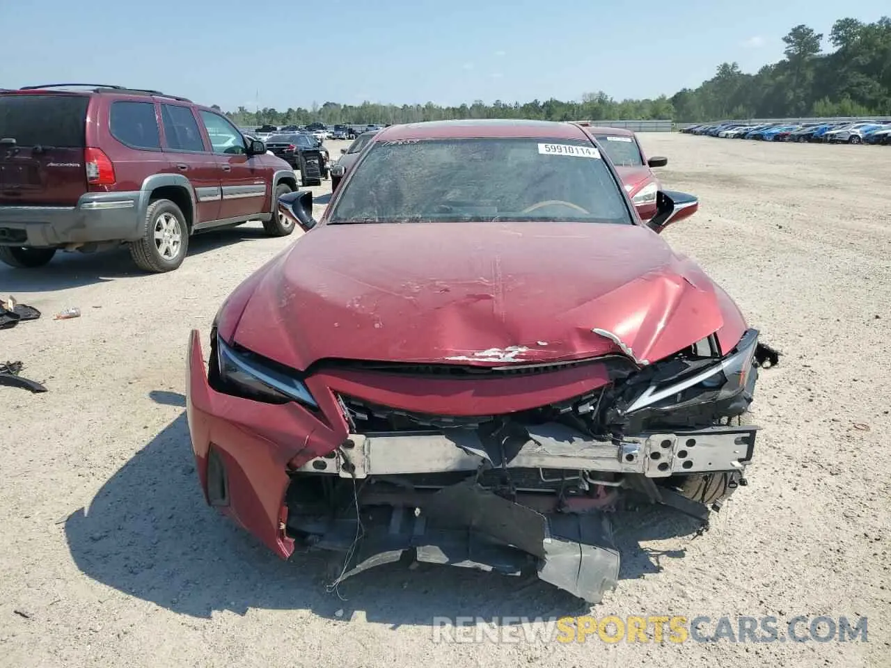 5 Photograph of a damaged car JTHCA1D23M5114853 LEXUS IS 2021
