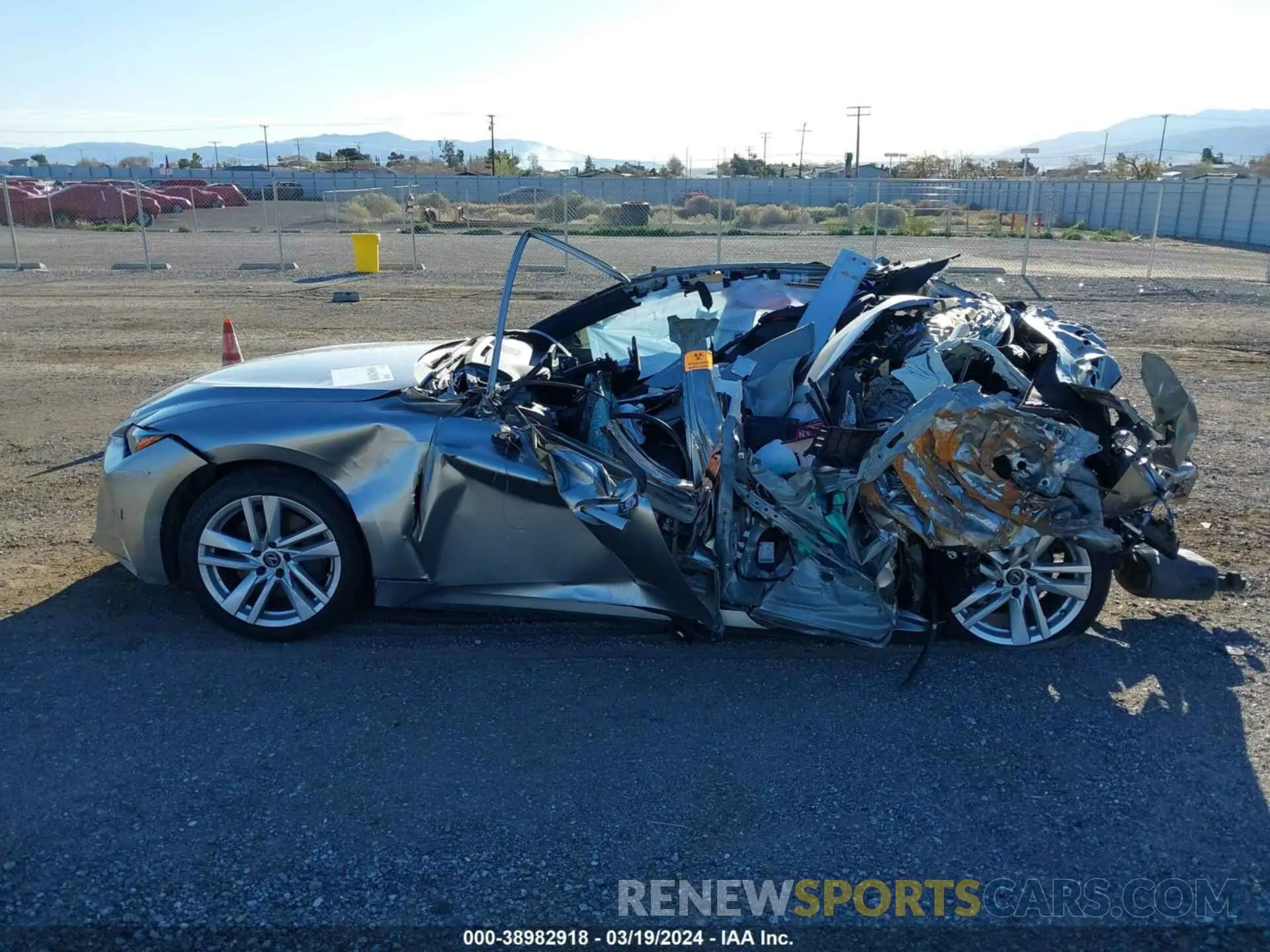 13 Photograph of a damaged car JTHCA1D29M5110077 LEXUS IS 2021