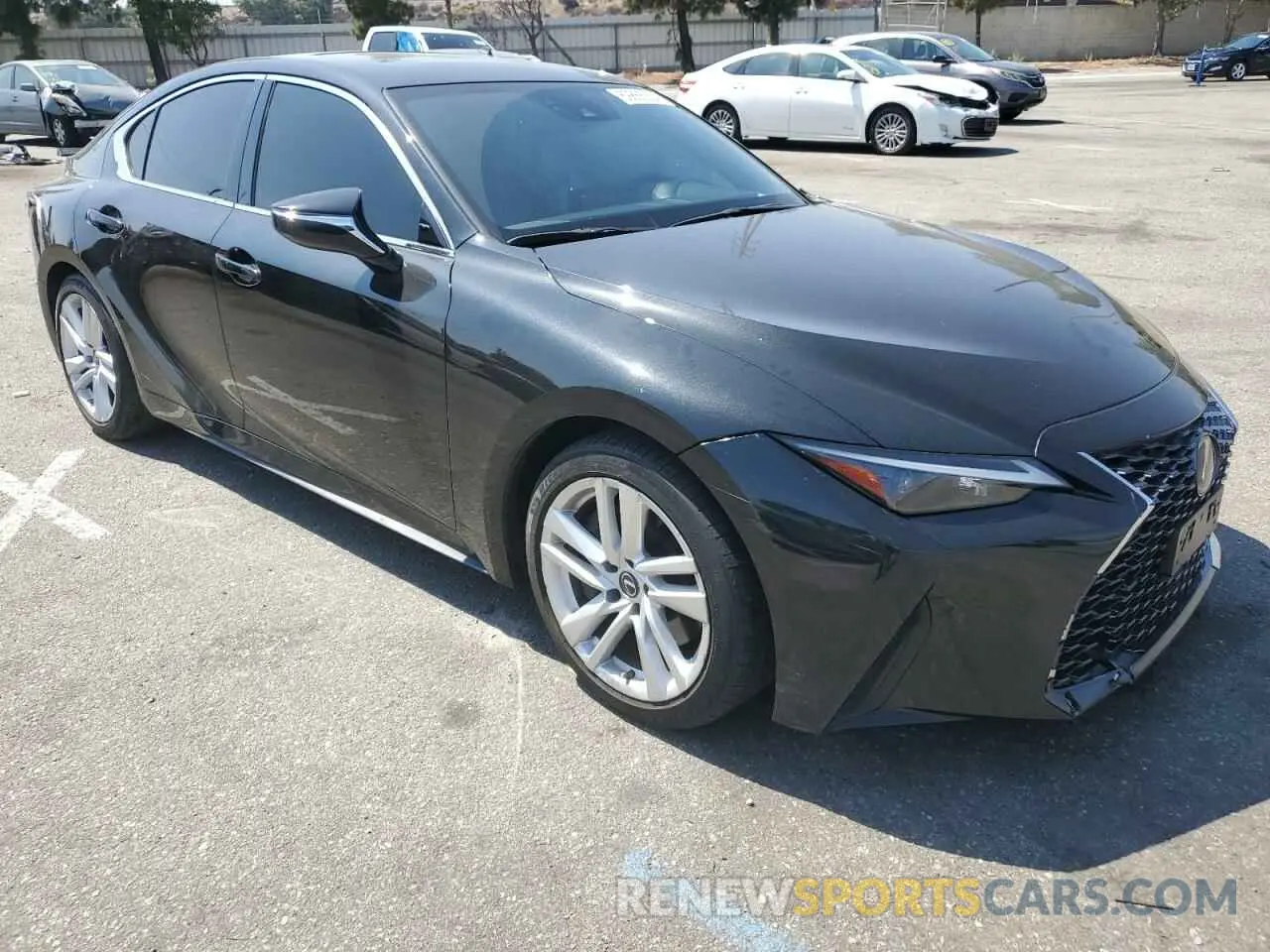 4 Photograph of a damaged car JTHCA1D29M5110970 LEXUS IS 2021