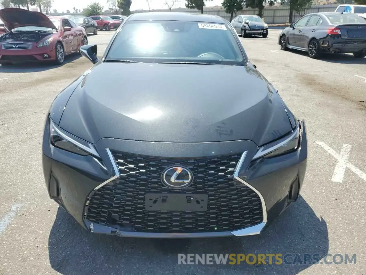 5 Photograph of a damaged car JTHCA1D29M5110970 LEXUS IS 2021