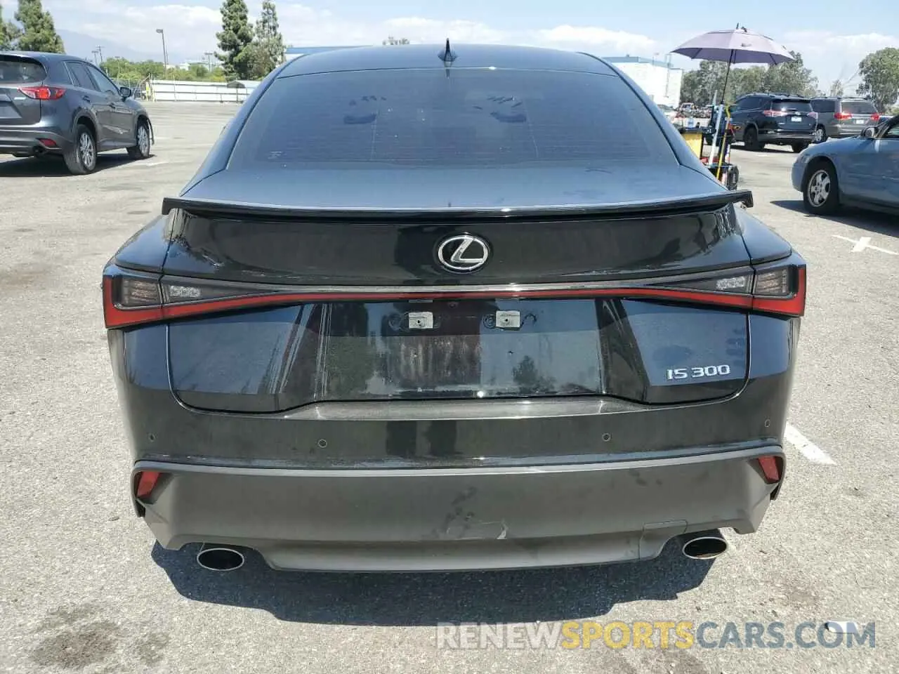 6 Photograph of a damaged car JTHCA1D29M5110970 LEXUS IS 2021
