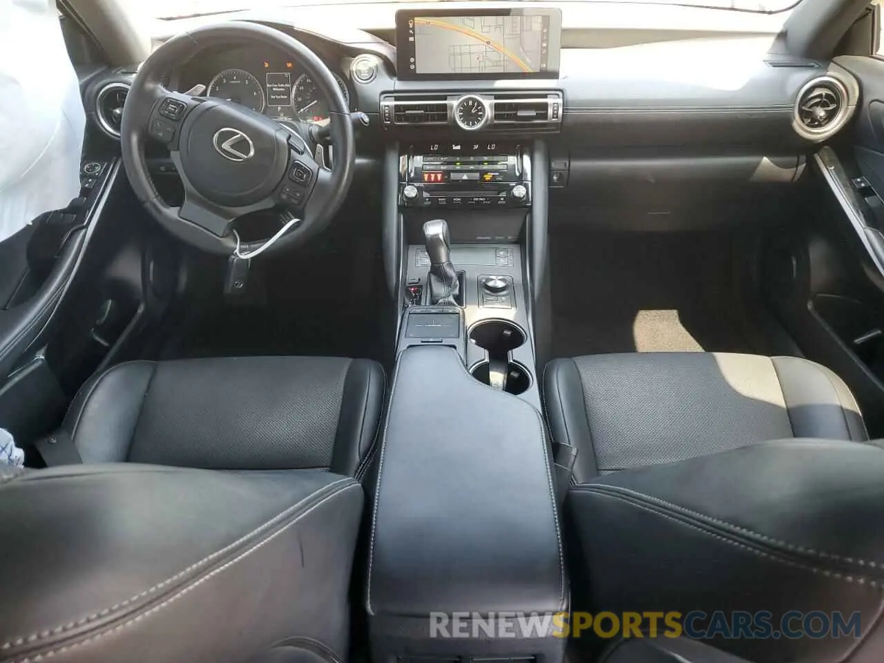 8 Photograph of a damaged car JTHCA1D29M5110970 LEXUS IS 2021