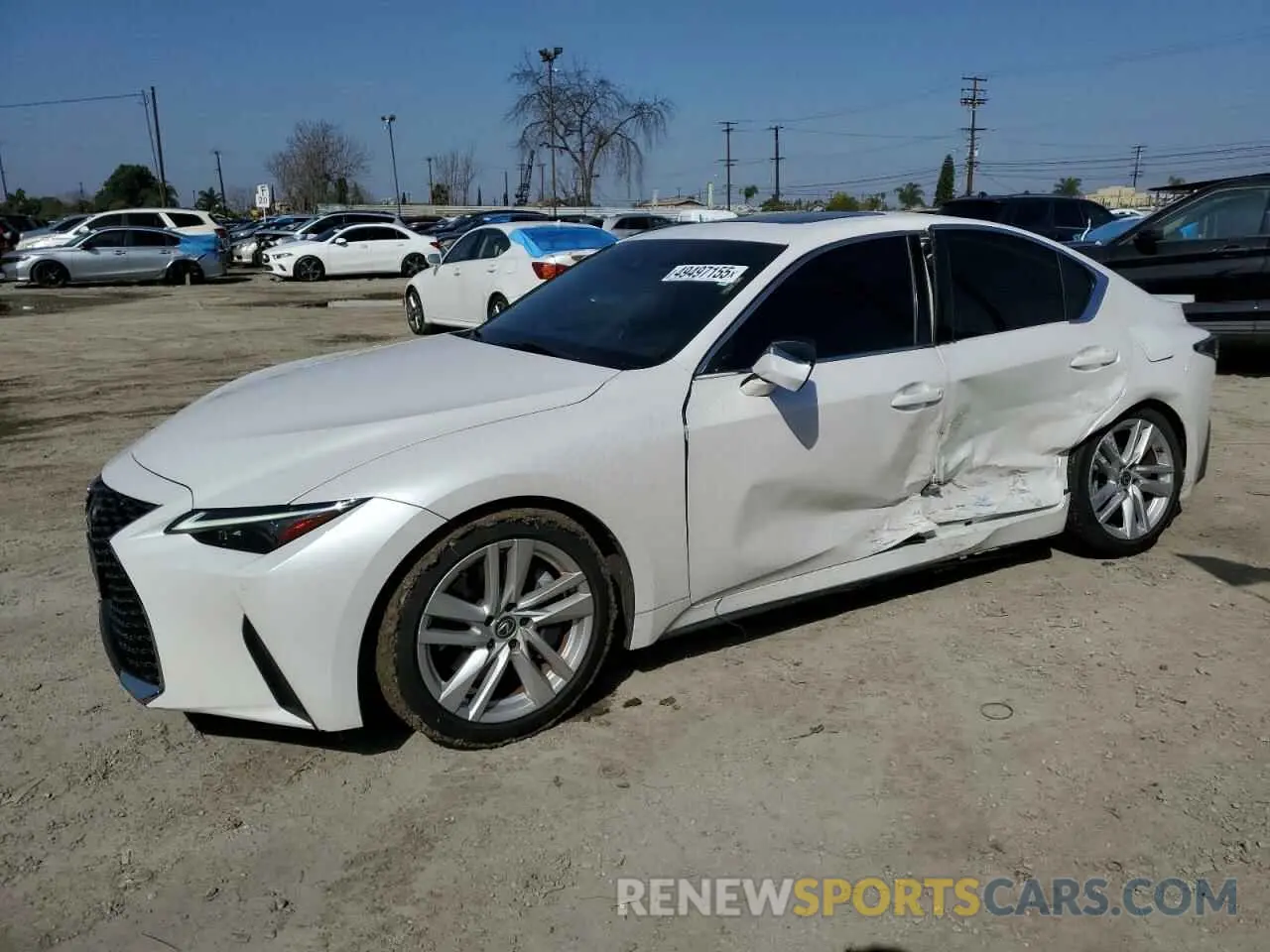1 Фотография поврежденного автомобиля JTHCA1D29M5115814 LEXUS IS 2021