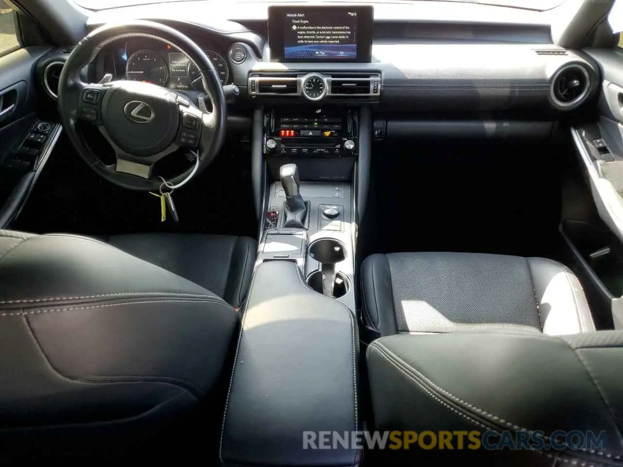 8 Фотография поврежденного автомобиля JTHCA1D29M5115814 LEXUS IS 2021