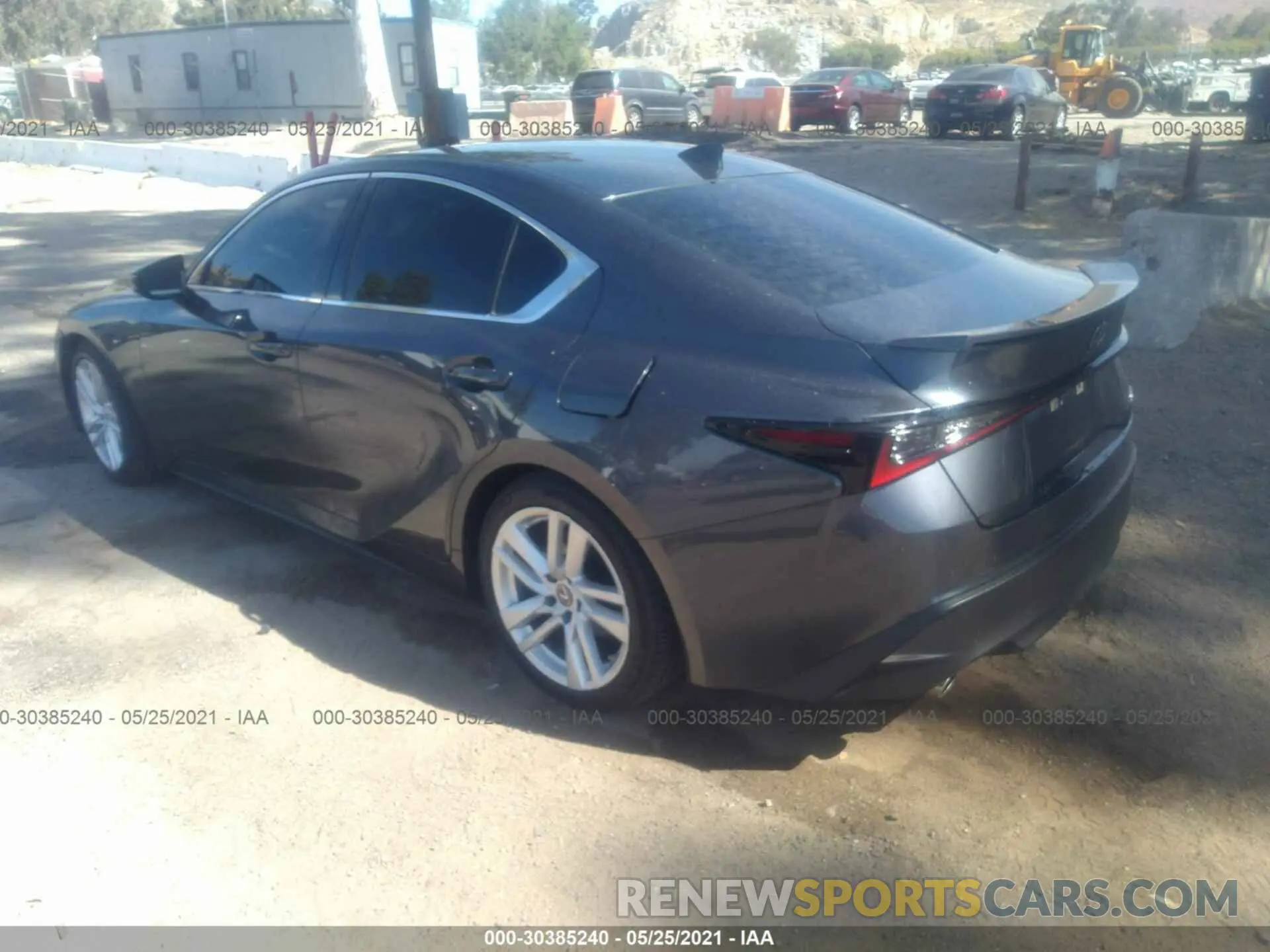 3 Photograph of a damaged car JTHCA1D2XM5109357 LEXUS IS 2021