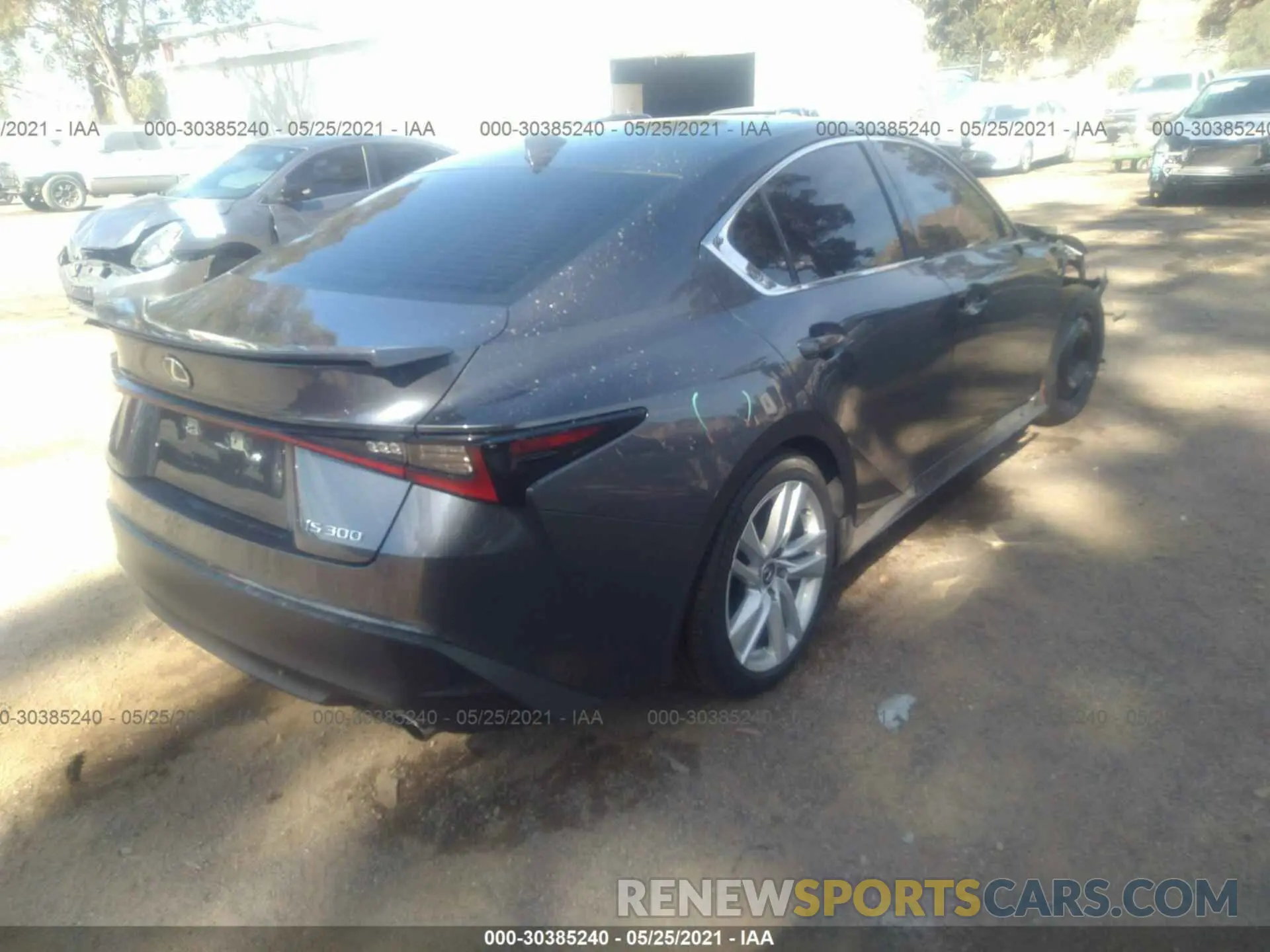 4 Photograph of a damaged car JTHCA1D2XM5109357 LEXUS IS 2021