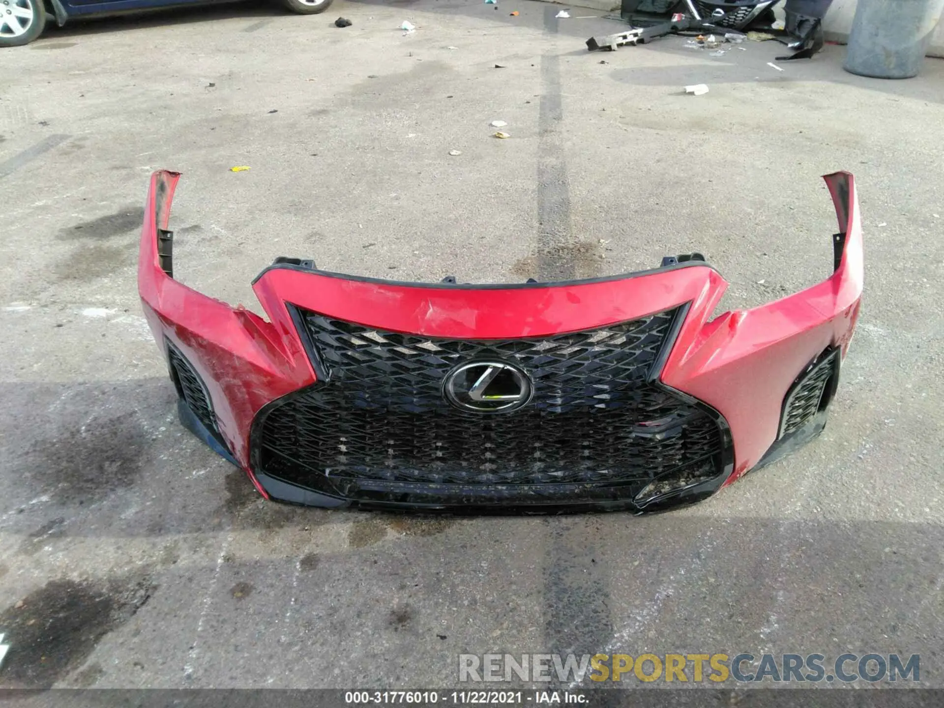 12 Photograph of a damaged car JTHGZ1B25M5039778 LEXUS IS 2021