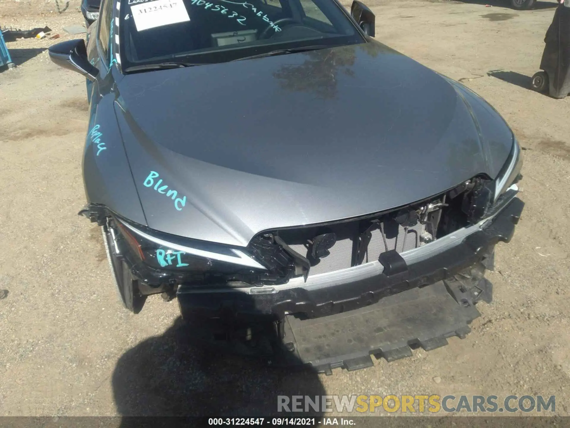 6 Фотография поврежденного автомобиля JTHGZ1B28M5043050 LEXUS IS 2021