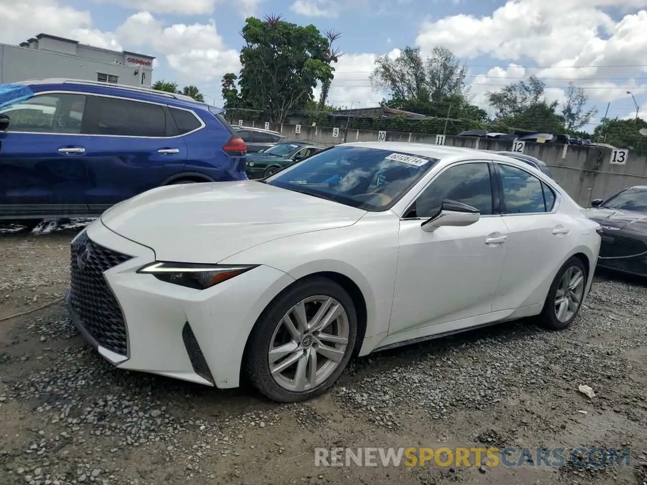 1 Photograph of a damaged car JTHAA1D22N5121656 LEXUS IS 2022
