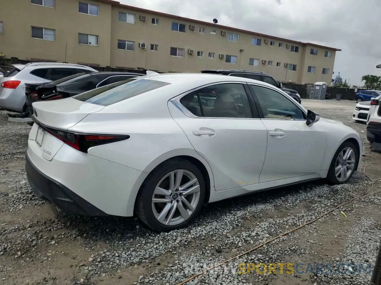 3 Photograph of a damaged car JTHAA1D22N5121656 LEXUS IS 2022