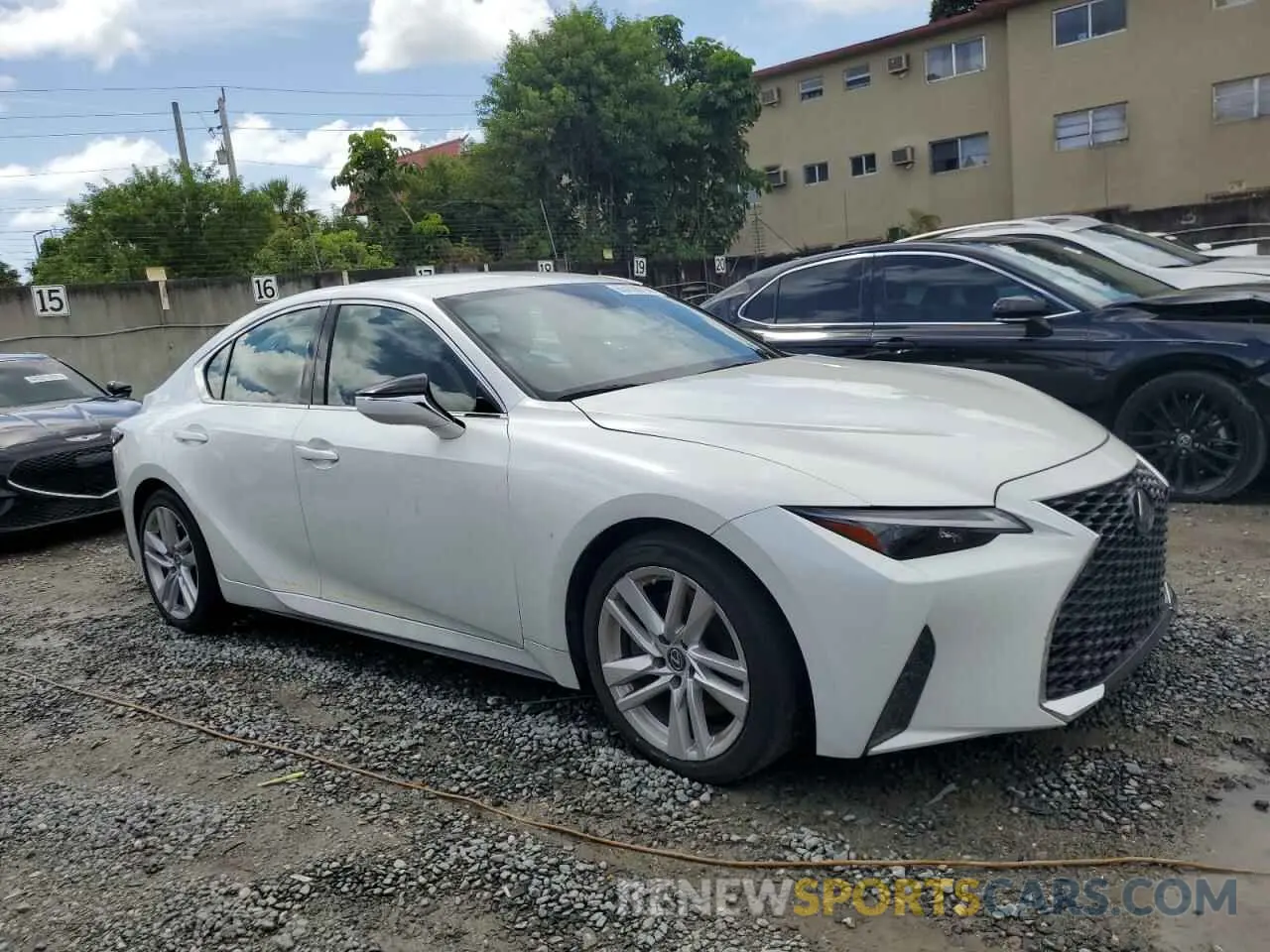 4 Photograph of a damaged car JTHAA1D22N5121656 LEXUS IS 2022