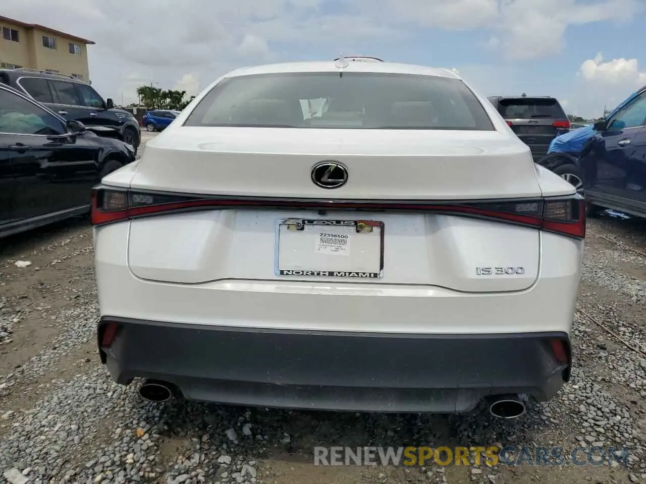 6 Photograph of a damaged car JTHAA1D22N5121656 LEXUS IS 2022