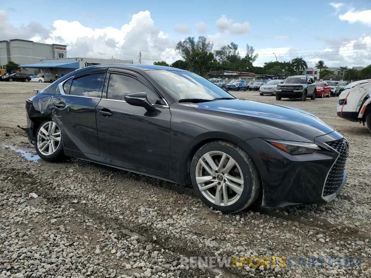4 Photograph of a damaged car JTHAA1D2XN5118262 LEXUS IS 2022