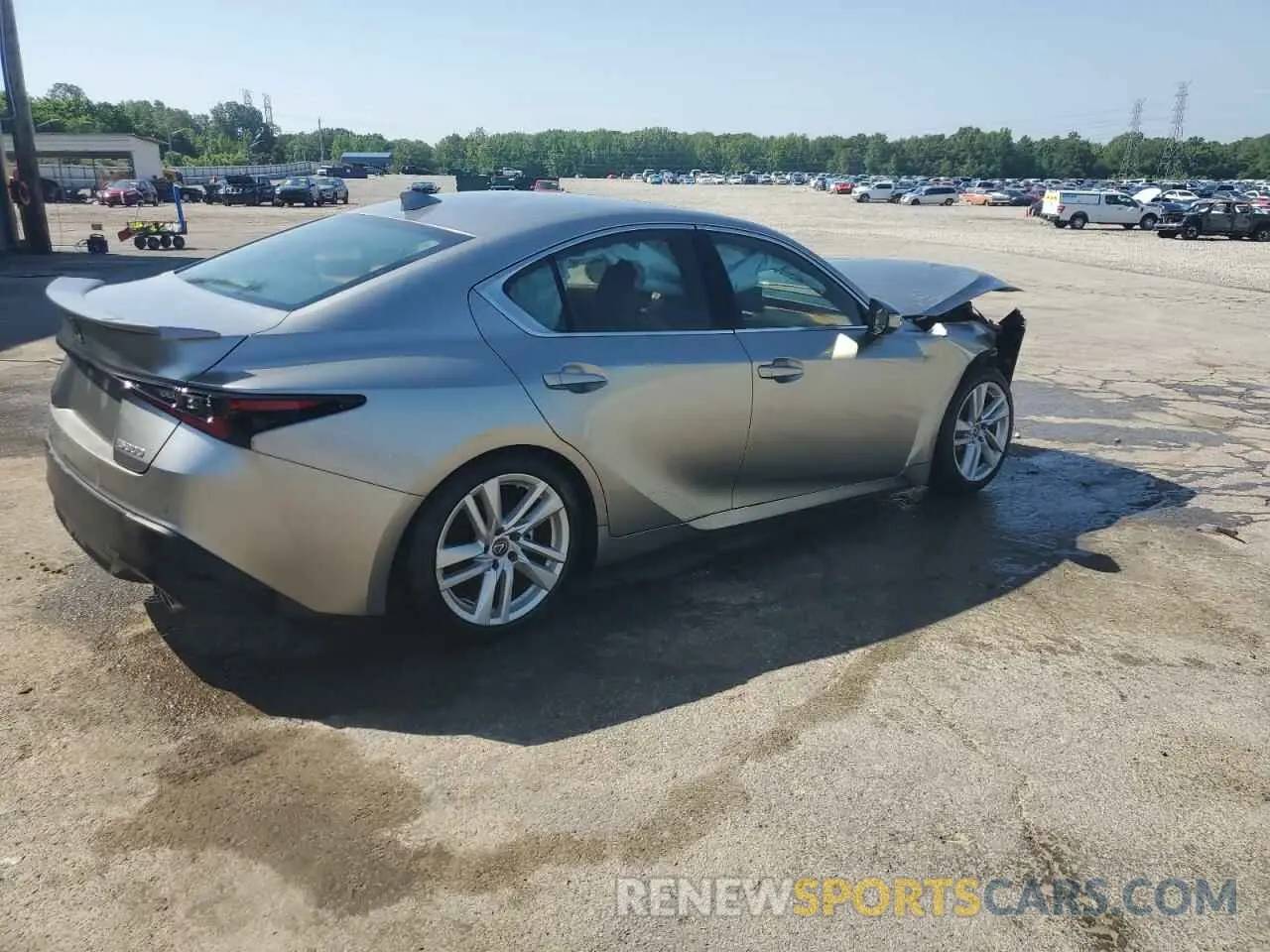 3 Фотография поврежденного автомобиля JTHCA1D24N5122168 LEXUS IS 2022