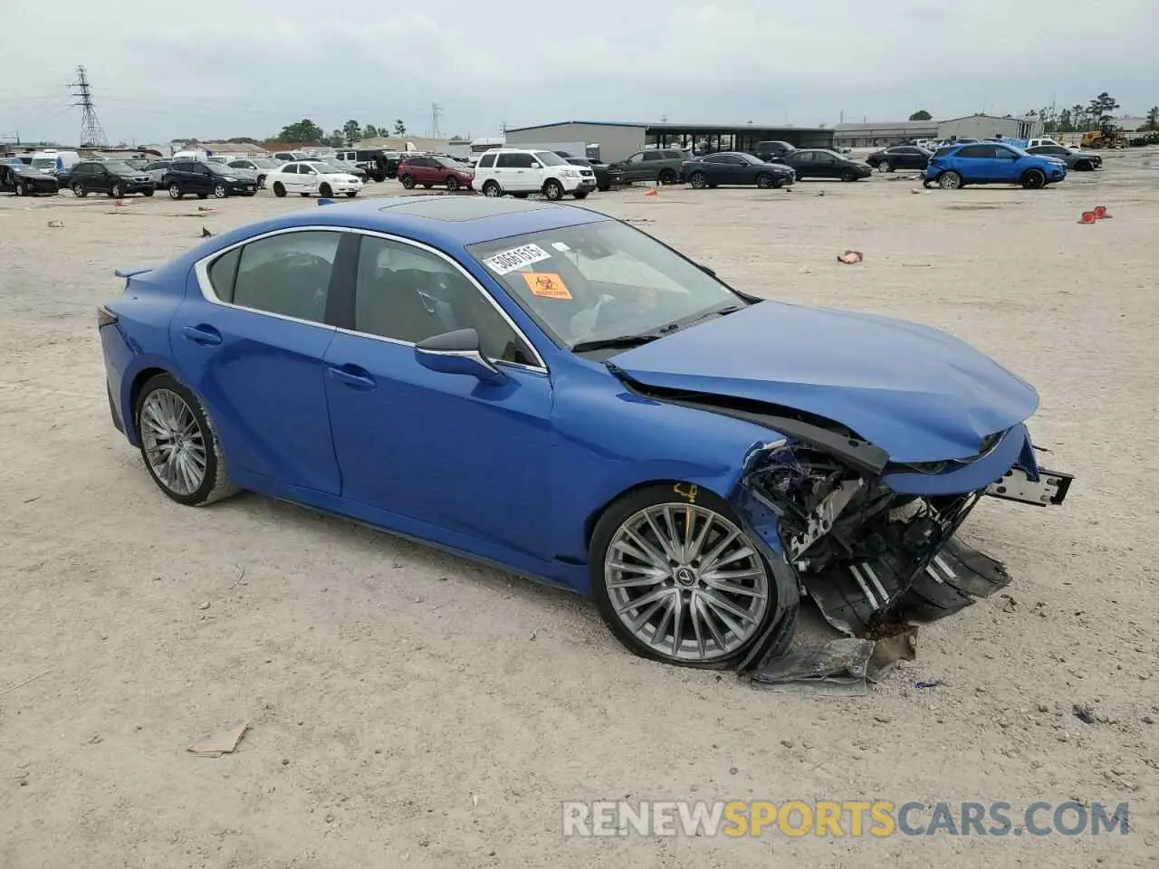 4 Photograph of a damaged car JTHDA1D20N5121281 LEXUS IS 2022