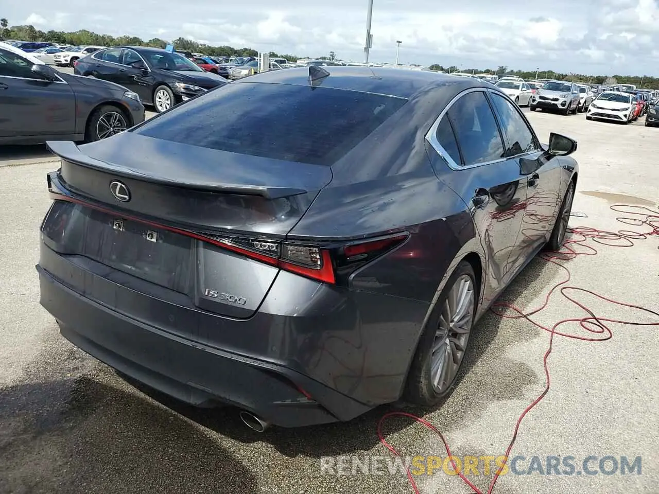 3 Photograph of a damaged car JTHDA1D28N5118158 LEXUS IS 2022