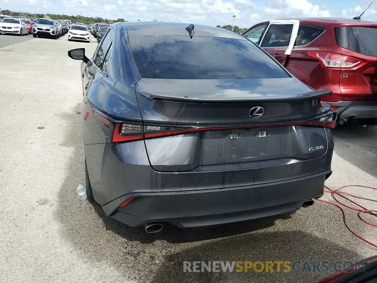 6 Photograph of a damaged car JTHDA1D28N5118158 LEXUS IS 2022