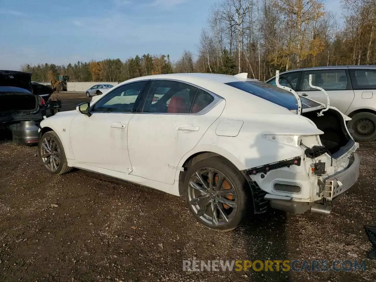 2 Photograph of a damaged car JTHG81F27N5049467 LEXUS IS 2022