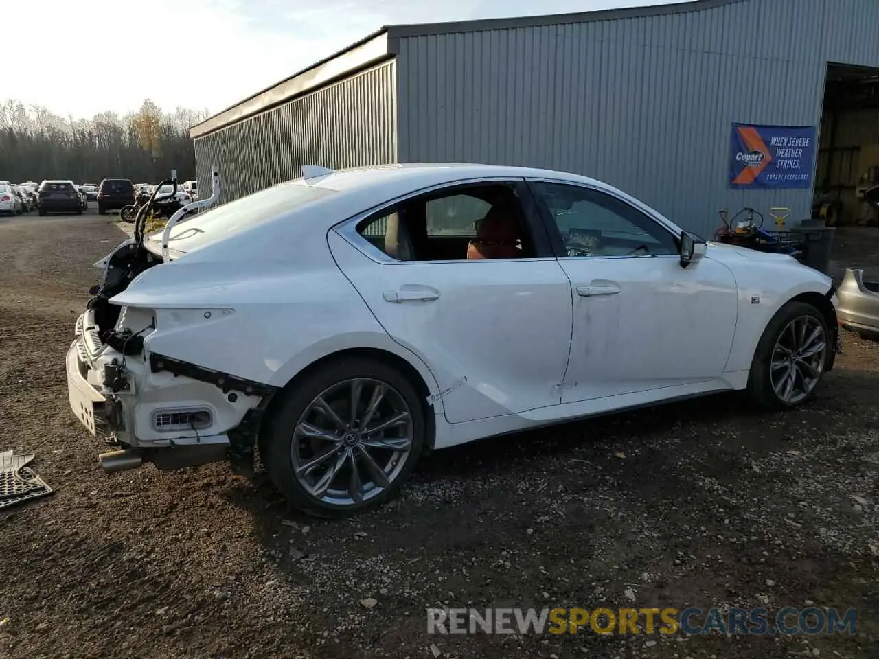 3 Photograph of a damaged car JTHG81F27N5049467 LEXUS IS 2022