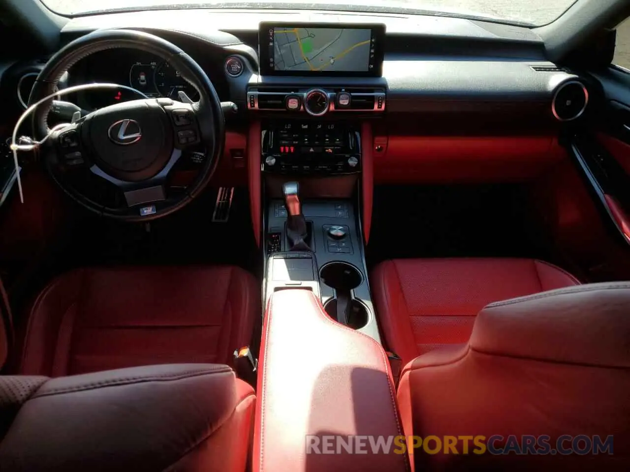 8 Фотография поврежденного автомобиля JTHG81F28N5048165 LEXUS IS 2022