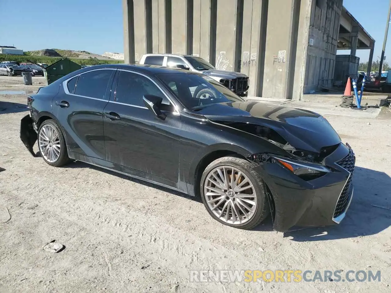 4 Photograph of a damaged car JTHDA1D20P5124345 LEXUS IS 2023