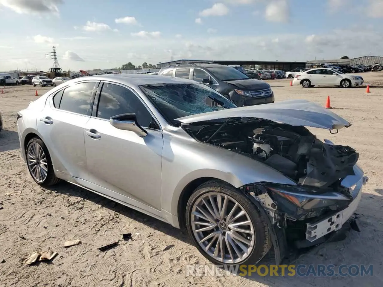 4 Фотография поврежденного автомобиля JTHDA1D23P5123769 LEXUS IS 2023