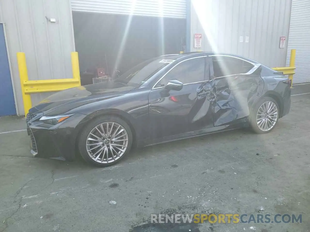1 Photograph of a damaged car JTHDA1D29P5124408 LEXUS IS 2023