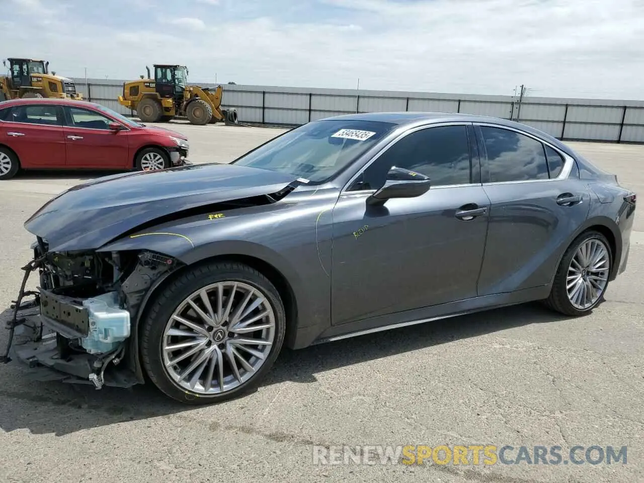 1 Photograph of a damaged car JTHDA1D20R5129189 LEXUS IS 2024