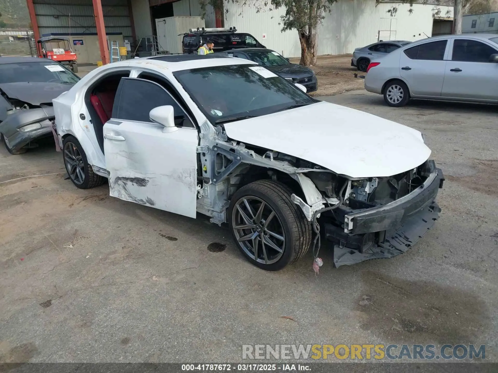 1 Photograph of a damaged car JTHBA1D20K5085529 LEXUS IS 300 2019