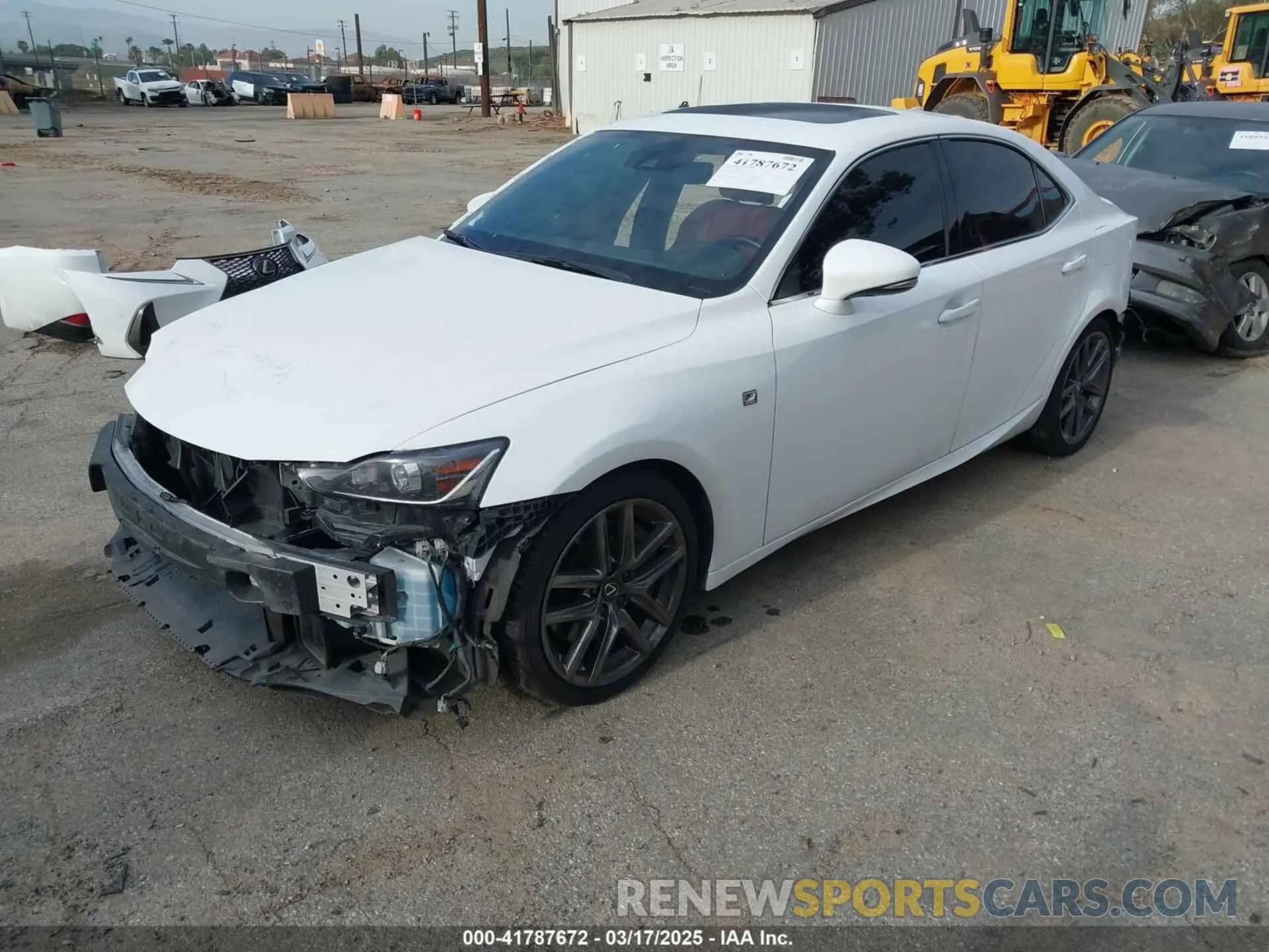 2 Photograph of a damaged car JTHBA1D20K5085529 LEXUS IS 300 2019