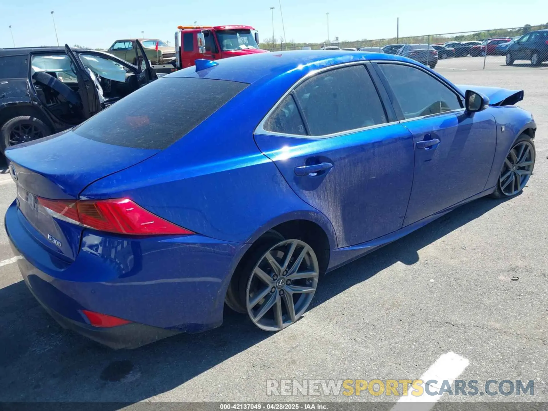 4 Photograph of a damaged car JTHBA1D20K5092111 LEXUS IS 300 2019