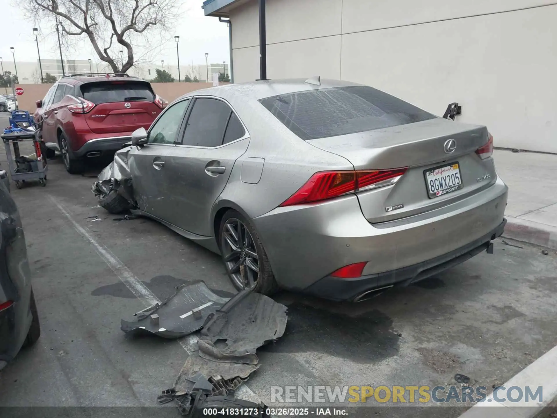 3 Photograph of a damaged car JTHBA1D21K5088150 LEXUS IS 300 2019